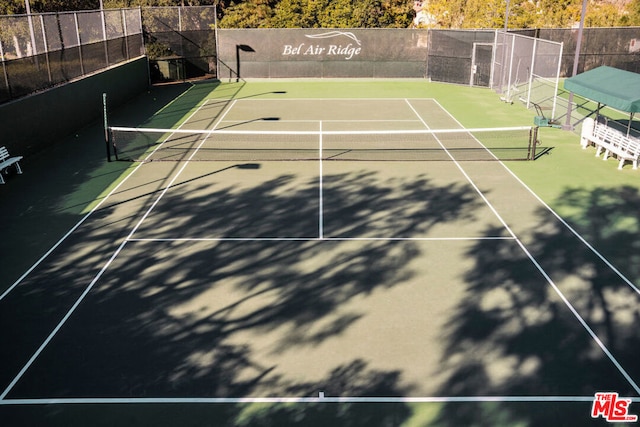 view of sport court