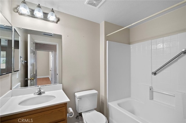 8015 Ralston Pl, Riverside, CA 92508 - bathroom with vanity, toilet, and shower / bath combination