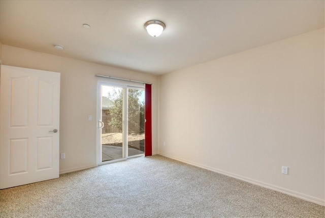 empty room with carpet floors