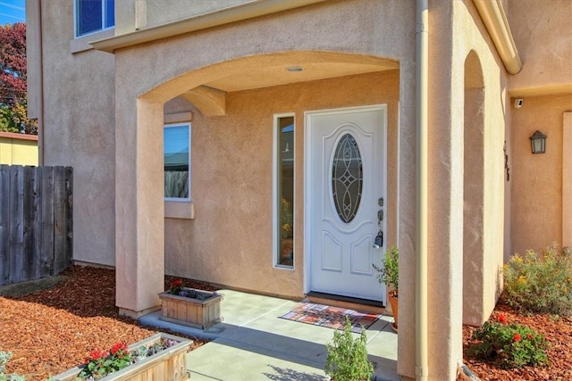 view of property entrance