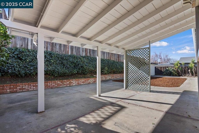 view of patio