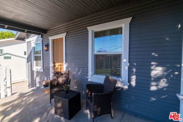 view of patio / terrace featuring a porch