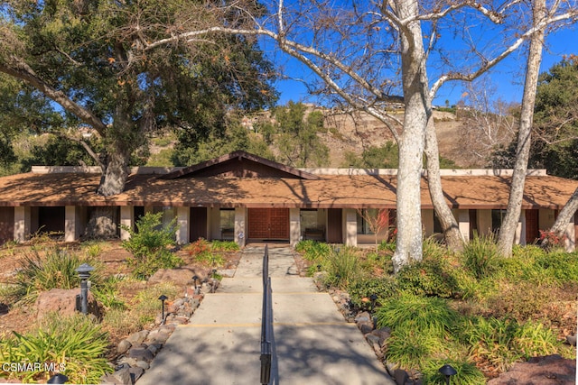 view of ranch-style home