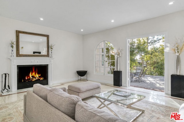 view of living room