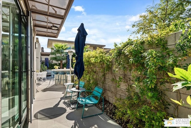 view of patio / terrace