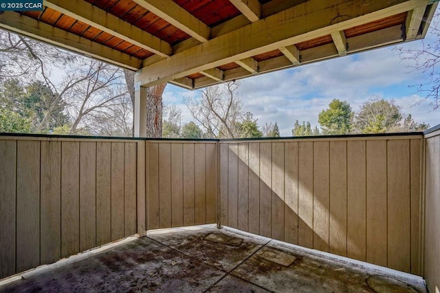 view of patio