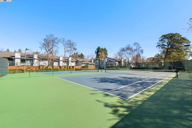 view of sport court