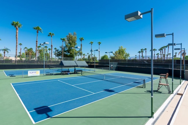 view of sport court