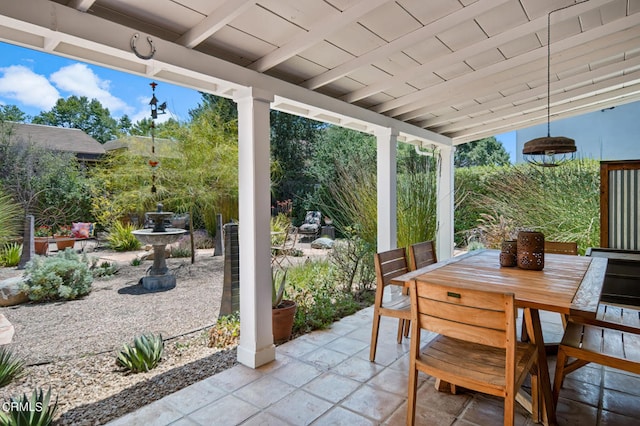 view of patio