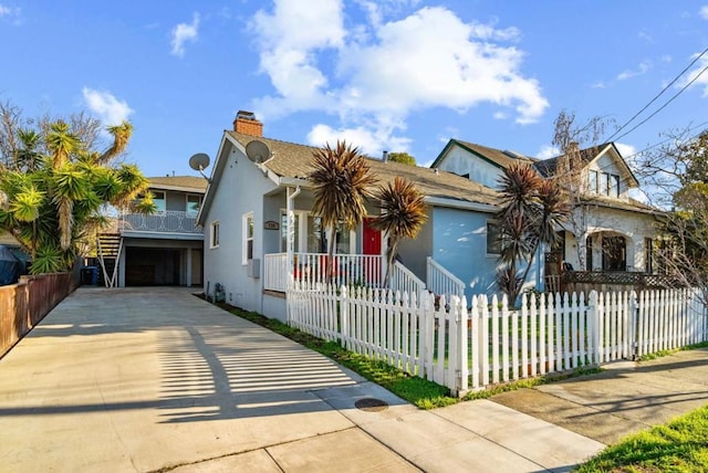 view of front of home