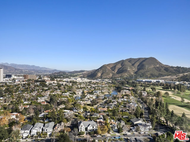 view of mountain feature