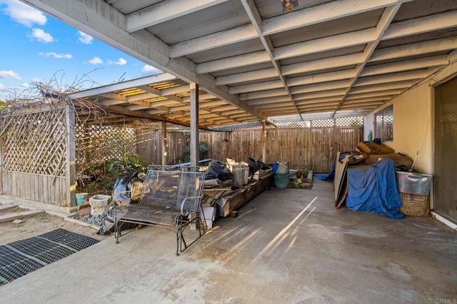 view of patio