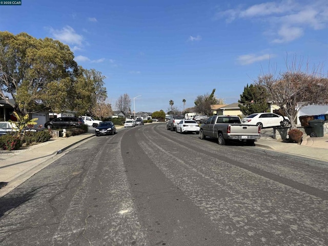 view of road