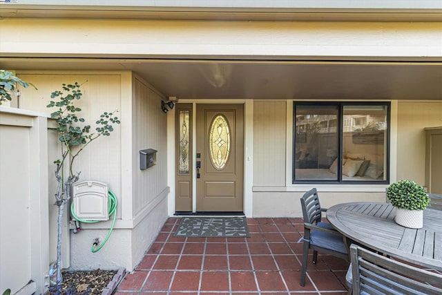 view of entrance to property