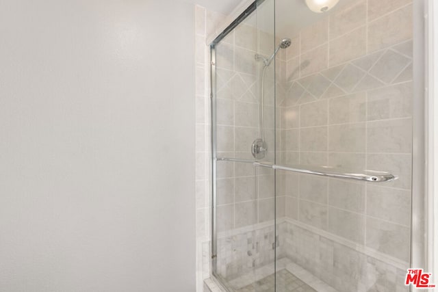 bathroom with walk in shower