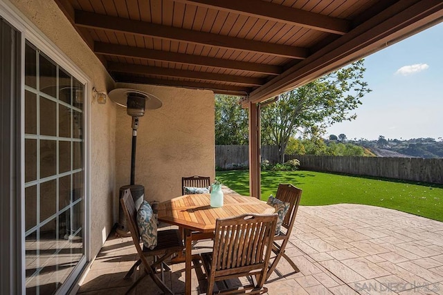 view of patio