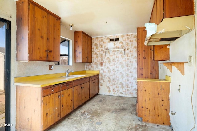 kitchen featuring sink