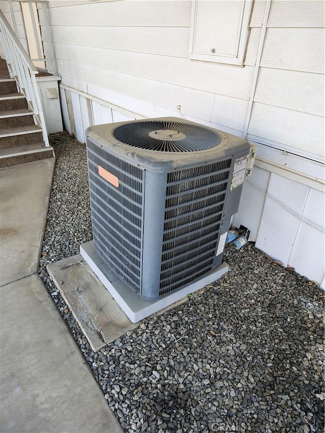 exterior details with central AC unit