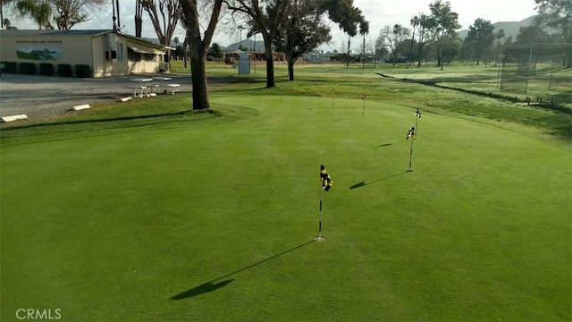 view of community featuring golf course view