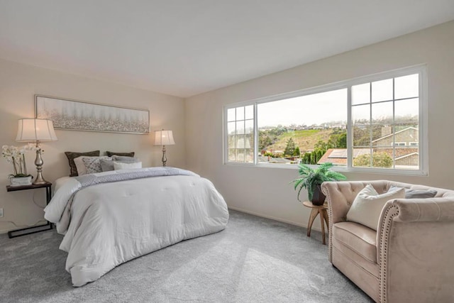 bedroom featuring carpet flooring