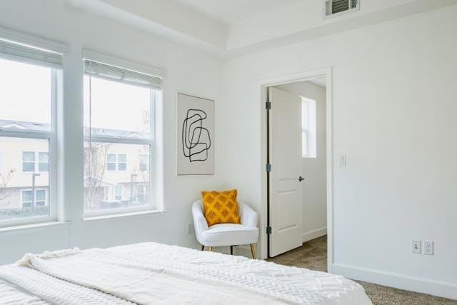 bedroom featuring carpet floors