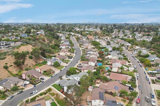 drone / aerial view featuring a residential view