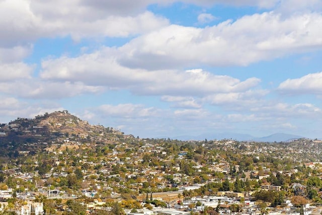 view of mountain feature