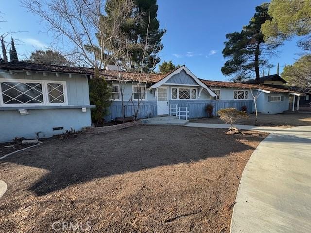 view of ranch-style house