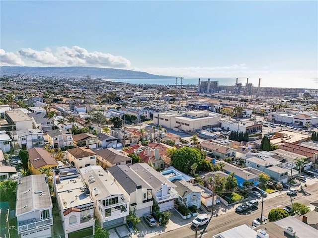 bird's eye view with a mountain view