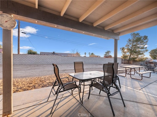 view of patio / terrace