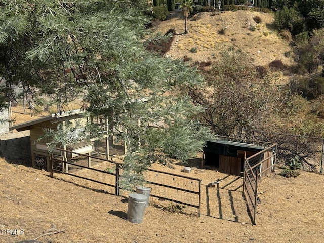 view of horse barn