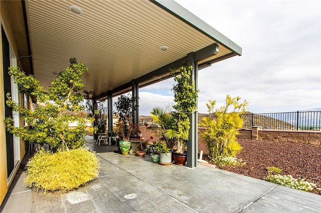 view of patio / terrace