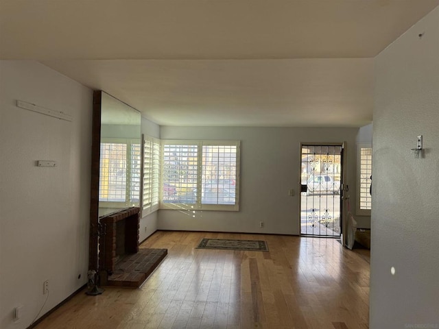 interior space featuring light hardwood / wood-style floors