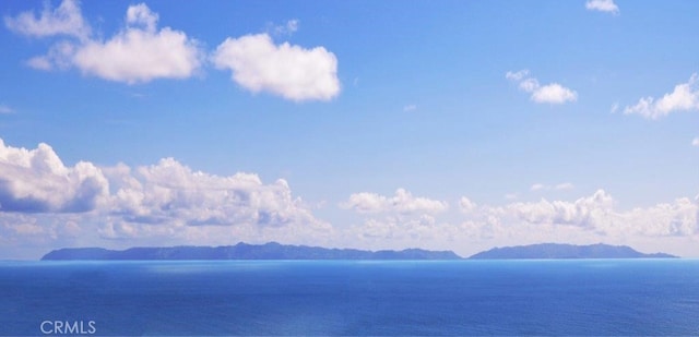 water view featuring a mountain view