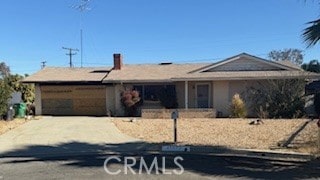 ranch-style house with a garage