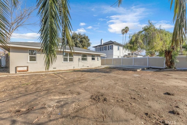 view of rear view of property