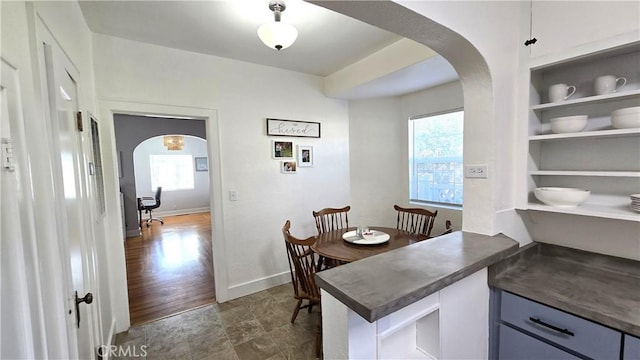 view of dining room