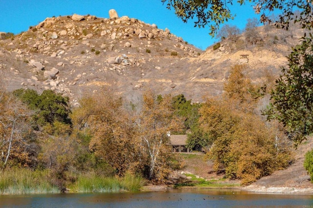 property view of mountains with a water view