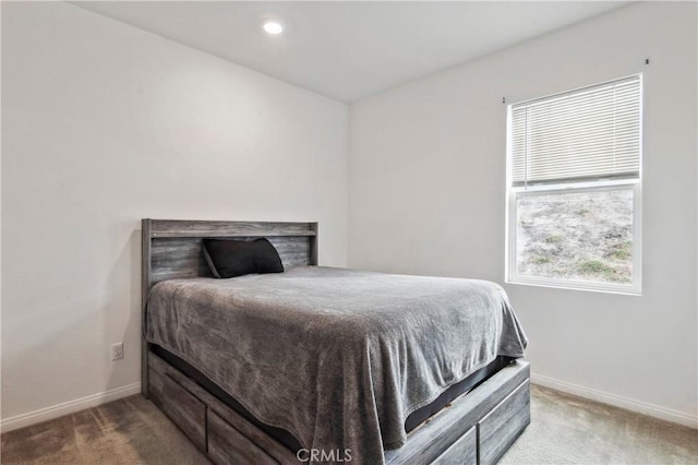 bedroom featuring carpet floors