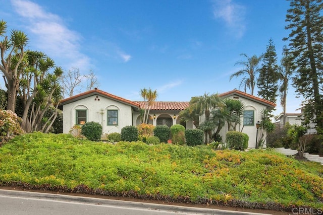 view of mediterranean / spanish home