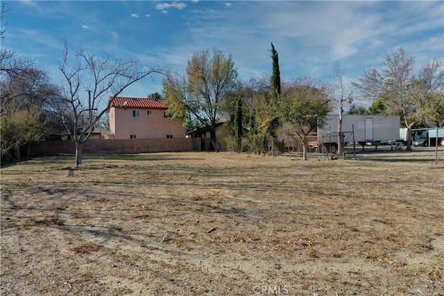 view of yard