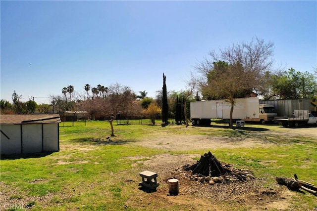 view of yard