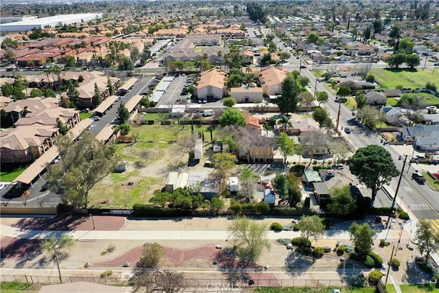 drone / aerial view featuring a residential view