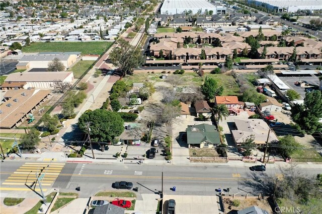 aerial view featuring a residential view