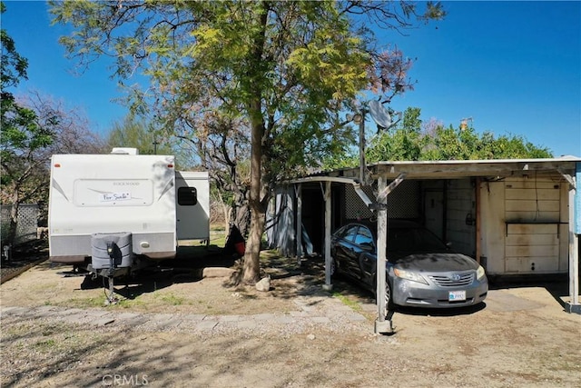 view of side of property