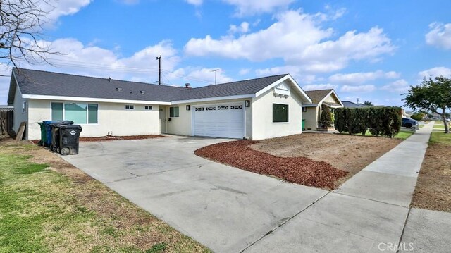 ranch-style house with a garage