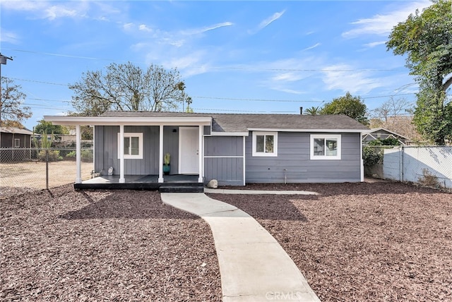 view of ranch-style house