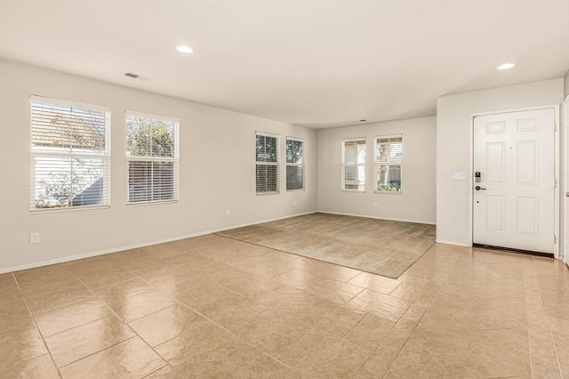 entryway featuring a wealth of natural light