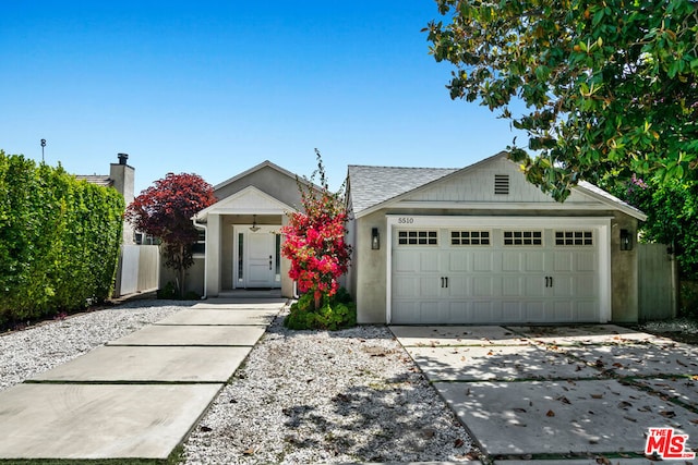 view of ranch-style home