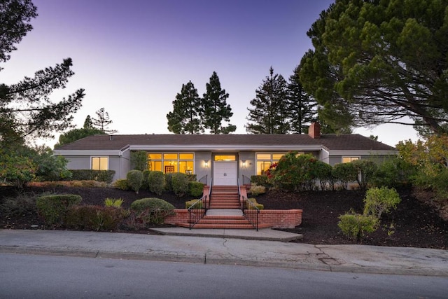 view of ranch-style home